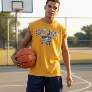 South Dakota State University, altered, distressed tank top
